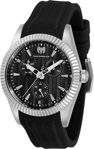 ساعة كوارتز Sea Dream TM-719029 للرجال من TechnoMarine، باللون الأسود in Saudi Arabia