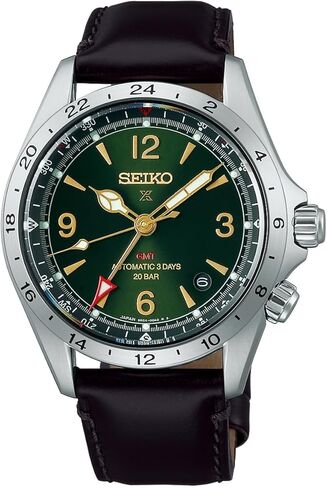 SEIKO SBEJ005 PROSPEX Alpinist Mechanical GMT Leather Band Men's Japan Import New in Saudi Arabia