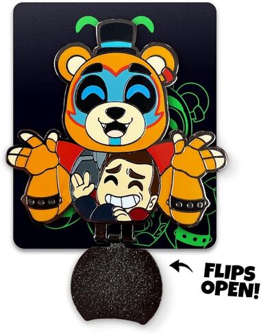 Youtooz: Pin Collection - Matpat X FNAF Five Nights at Freddy's [Glamrock Freddy Covered Pin] in Saudi Arabia