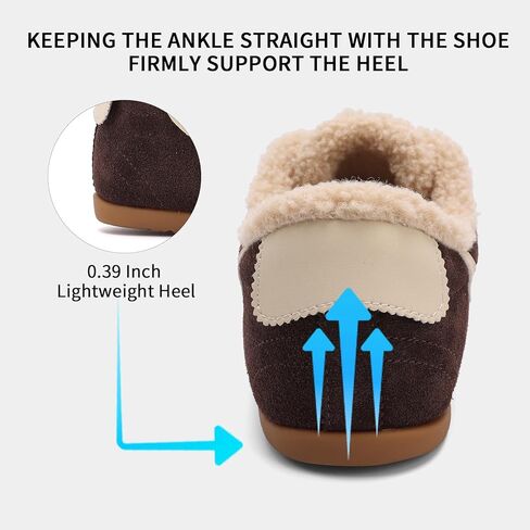 Women's Fashion Sneakers,Genuine Leather Warm shoes–plush wool Insoles,Winter Boots with Fuzz Lined,Comfortable Casual Outdoors in Saudi Arabia