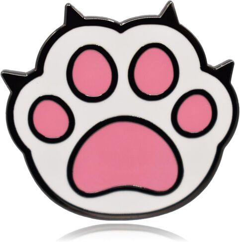 Cat Paw Print Enamel Pin in Saudi Arabia