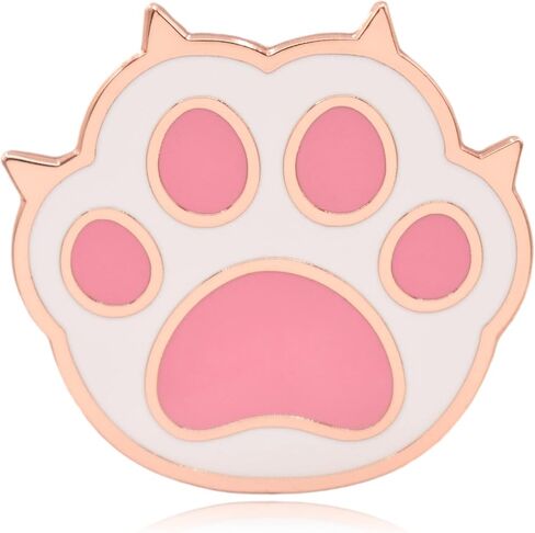 Cat Paw Print Enamel Pin in Saudi Arabia