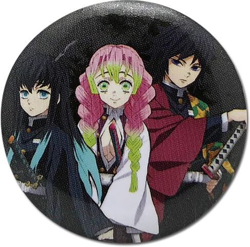 Demon Slayer- Giyu, Muichiro, Mitsuri Button 1.25" in Saudi Arabia