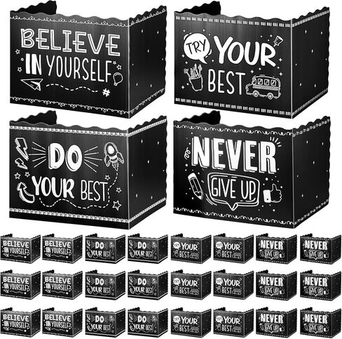 24-Pack Desk Dividers for Students Waterproof Durable Plastic Study Carrel Divider, Easy-to-Clean Classroom Privacy Divider Shield for School Teacher Supplies (Multicolor) in Kuwait