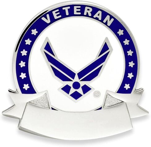 PinMart's Officially Licensed Engravable U.S. Air Force Veteran Pin in Saudi Arabia