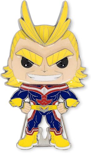 My Hero Academia 3-Inch Funko POP Enamel Pin, All Might | Officially Licensed Boku no Hero Collectible | Metal Pins For Backpacks, Jackets | Anime Gifts, Superhero Accessories in Saudi Arabia