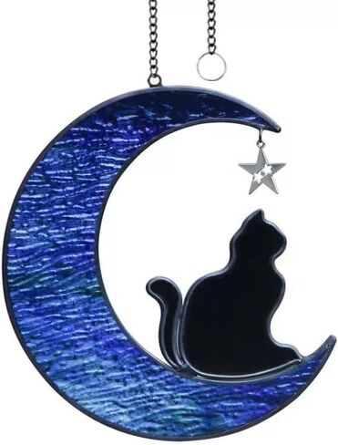 Stained Glass Dog Suncatcher Memorial Gifts for Pet Loss, Window Hanging Decor, Bereavement Gifts in Memory of Dog Passing in Saudi Arabia