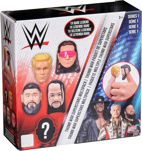 WOW! STUFF WWE: Thumb War: Superstars Ring Raw - Drew McIntyre VS Damian Priest, 1.5" Wrestling Characters, Competitive Arena Battle, Novelty Toy, Fans Ages 3+ in Kuwait