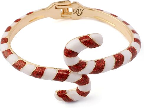 سوار Betsey Johnson Jewelry للسيدات على شكل قصب حلوى سانتا بيبي in Saudi Arabia