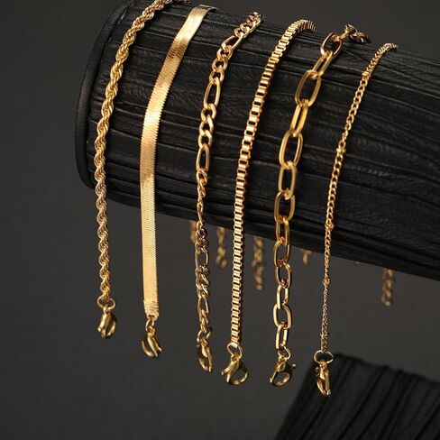 Gold Bangle Bracelets for Women Fashionable Cuff Ornament Jewelry Gift Set country concert trendy fashion jewelry fall fashion in Saudi Arabia