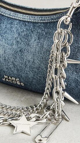 Marc Jacobs Women's The Faded Denim Charm Shoulder Bag in Saudi Arabia