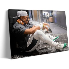 B.B.F MAKE 2025 Super Canvas Bowl Wall Art Champions Eagles Poster Print Philadelphia Hurts Painting Canvas Wall Decor Sports Stars Picture Modern Bedroom Living Room Home Decoration, Framed 8x10inch in Saudi Arabia