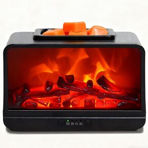 Fireplace Wax Melt Warmer, Thanksgiving Fall Decorations for Home, Cute Wax Warmer for Scented Wax, Birthday Gifts for Women Mom（Wooden） in Saudi Arabia