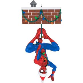 زينة عيد الميلاد التذكارية المميزة لعام 2025، لعبة Marvel Spider-Man Peekbuster مع صوت نشط بالحركة، هدايا لمحبي Marvel in Kuwait