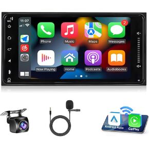 for Toyota Corolla 2009 2010 2011 2012 2013 Radio Stereo with Wireless Carplay Android Auto,9 Inch Touch Screen, Bluetooth,GPS,WiFi,SWC,Backup Camera in Kuwait