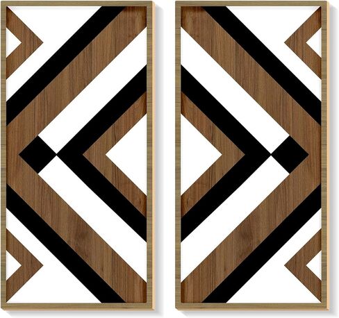 Zzbakress 2 Pcs Western Home Decor Aztec Wall Decor Native American Wall Sign Boho Western Wall Art Wooden Southwestern Decor Rustic Wall Decor for Home Bedroom Living Room (Style H) in Saudi Arabia