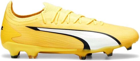 PUMA Mens Ultra Ultimate Soccer Cleats Cleated, Firm Ground - Yellow in Saudi Arabia
