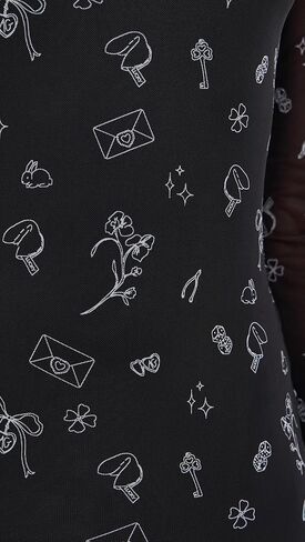 Another Girl Women's Charm Doodle Print Dress in Saudi Arabia
