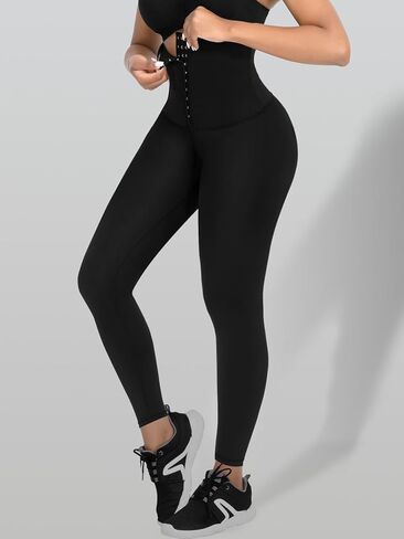 Leggings for Women Tummy Control High Waisted Shapewear Leggings Non-See-Through Workout Compression Pants in Saudi Arabia