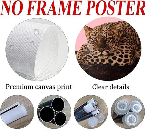3Pcs Trendy Pink Leopard Wall Art Preppy Leopard Lucky 8 Ball Poster Printing Artwork Y2k Coquette Funky Cheetah Aesthetic Room Decoration for College Apartment, Girls Bedroom Dorm Scene Home Decor in Saudi Arabia
