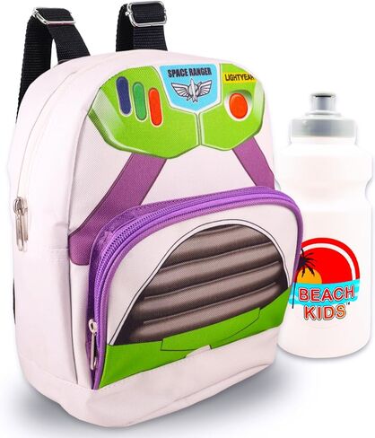 Disney Buzz Lightyear Mini Backpack Set - Bundle with 10" Canvas Toy Story Backpack with Front Pocket Plus Wataer Bottle | Buzz Lightyear Bag in Saudi Arabia