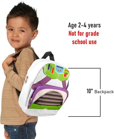 Disney Buzz Lightyear Mini Backpack Set - Bundle with 10" Canvas Toy Story Backpack with Front Pocket Plus Wataer Bottle | Buzz Lightyear Bag in Saudi Arabia