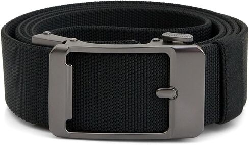 Men's Elastic Tactical Belt, Golf Work Ratchet Belt, Outdoor Nylon Casual Cuttable Belt in Saudi Arabia