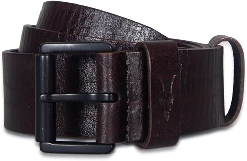 AllSaints mens 1.5 Inch Distressed Milled Leather Belt in Saudi Arabia