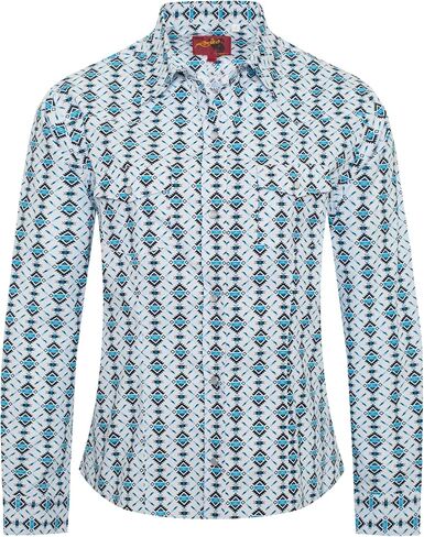 Rodeo Clothing Women’s Western Casual Button Down Shirt, Printed Cowgirl Country Outfit Shirts for Women in Saudi Arabia