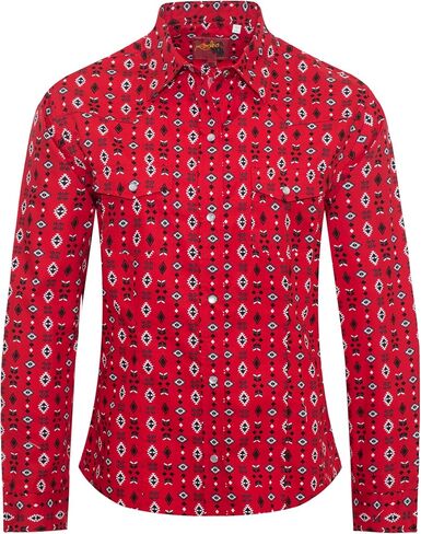 Rodeo Clothing Women’s Western Casual Button Down Shirt, Printed Cowgirl Country Outfit Shirts for Women in Saudi Arabia