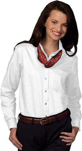 Edwards Ladies' Long Sleeve Oxford Shirt in Saudi Arabia