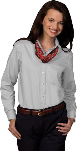 Edwards Ladies' Long Sleeve Oxford Shirt in Saudi Arabia