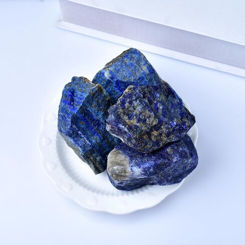 1 pcs Natural Lapis Lazuli Large Crystal Healing Stone 0.33-0.44 lb Spirit Chakra Meditation Energy Balance Lrregular Pocket Gem Decorative Gift Collection in Saudi Arabia