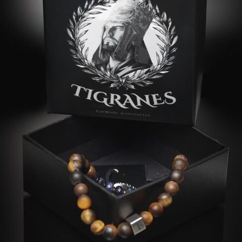Tigranes Premium Natural Stone Bracelet Collection – Handmade Gemstone Jewelry in Luxury Branded Gift Box in Saudi Arabia