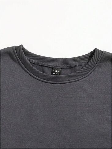 WDIRARA Women's Plus Letter Cartoon Graphic Sweatshirt Long Sleeve Crewneck Pullover Tops in Saudi Arabia