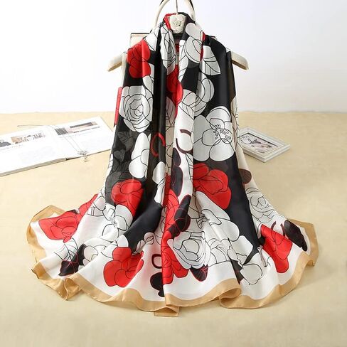 Scarf for Women Lightweight Shawl Wraps Spring Summer Long Printed Fashion Scarves in Saudi Arabia