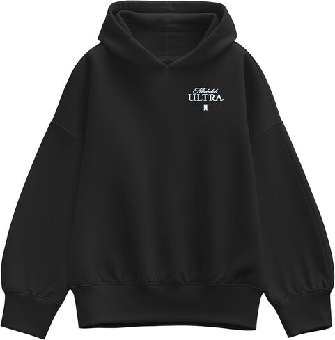 Hybrid Apparel Michelob Ultra - Michelob Golf Club - Ladies Oversized Fleece Hoodie Sweatshirt in Saudi Arabia
