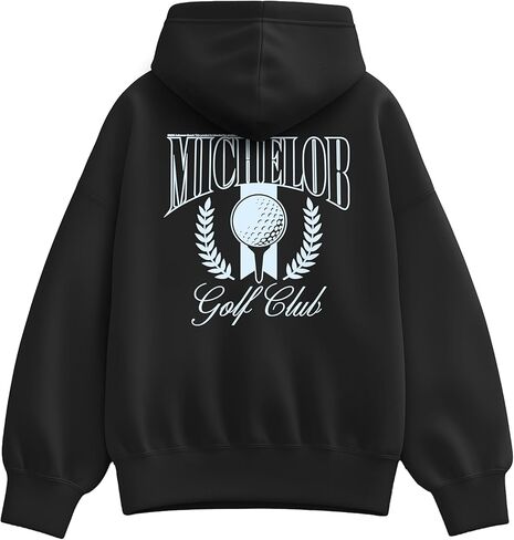 Hybrid Apparel Michelob Ultra - Michelob Golf Club - Ladies Oversized Fleece Hoodie Sweatshirt in Saudi Arabia