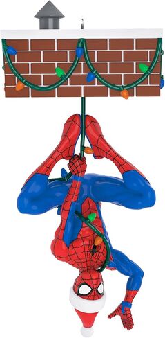 زينة عيد الميلاد التذكارية المميزة لعام 2025، لعبة Marvel Spider-Man Peekbuster مع صوت نشط بالحركة، هدايا لمحبي Marvel in Kuwait