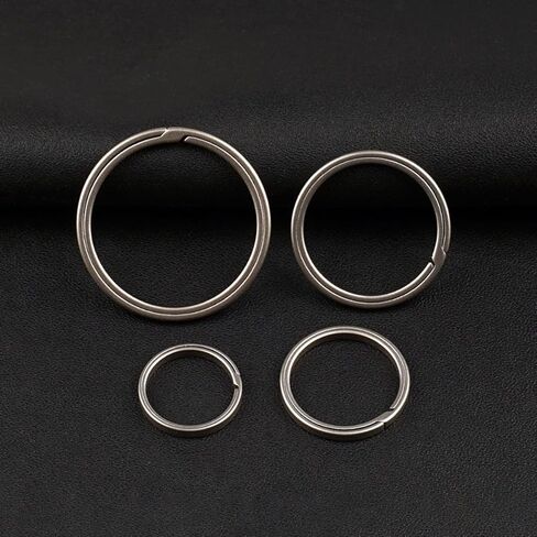 TC4 Titanium Key Rings - 3 Sizes (30mm/25mm/20mm) Heavy Duty Keychain with Secure Lock in Saudi Arabia