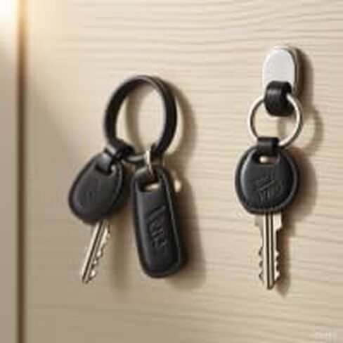 TC4 Titanium Key Rings - 3 Sizes (30mm/25mm/20mm) Heavy Duty Keychain with Secure Lock in Saudi Arabia