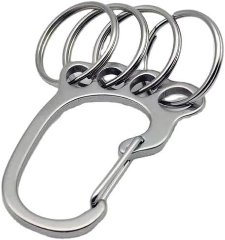 2pcs Keychains, 304 Stainless Steel Keyring for Home Car Women Men in Saudi Arabia