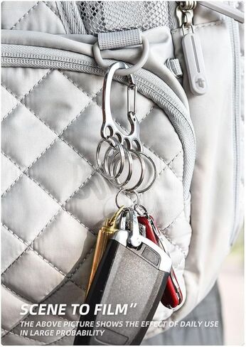 2pcs Keychains, 304 Stainless Steel Keyring for Home Car Women Men in Saudi Arabia