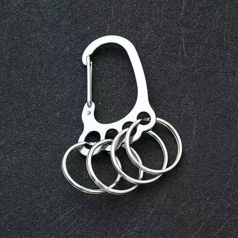 2pcs Keychains, 304 Stainless Steel Keyring for Home Car Women Men in Saudi Arabia