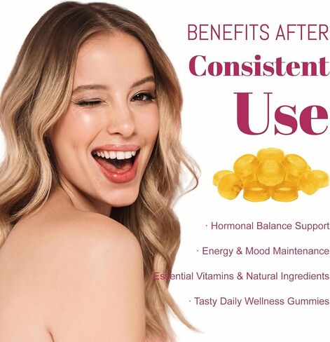 Feminine Balance Gummies for Women,pH Balance & Odor Control, Immune & Vaginal Health Support, Sugar-Free Gluten-Freet (1) in Saudi Arabia