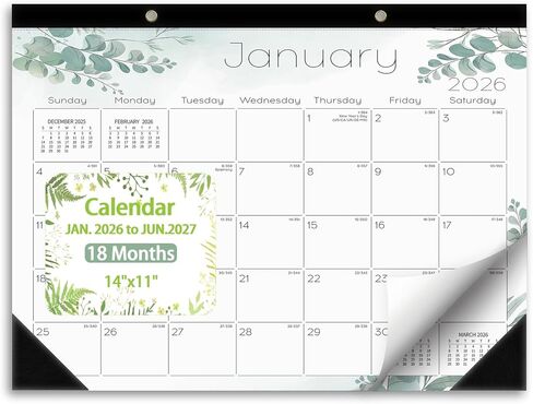 Small Desk Calendar 2025 - Standing 2025 Desk Calendar, OCT. 2024 - DEC. 2025, 8" x 6", Monthly Flip Desktop Calendar with To Do List, Your Personal Desk Calendar Planner for Home Office in Kuwait