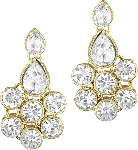 Aheli Layered Long Necklace & Dangle Earring Bharatanatyam jewellery set for Women in Saudi Arabia