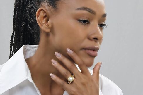 Trendsetting June Birthstone Jewelry – 10mm Freshwater Pearl in 14K Gold-Filled Solid Band – Artisan-Made for Parties, Office & Casual Wear – Sizes 3-12.5 in Saudi Arabia