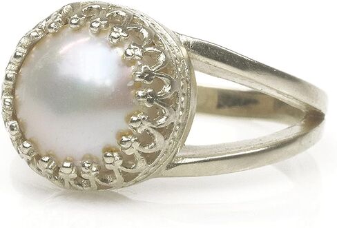 Trendsetting June Birthstone Jewelry – 10mm Freshwater Pearl in 14K Gold-Filled Solid Band – Artisan-Made for Parties, Office & Casual Wear – Sizes 3-12.5 in Saudi Arabia