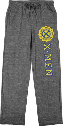 بنطال بيجامة نوم رجالي من X-Men Classic Xavier Institute للتعليم العالي باللون الرمادي المنقط in Kuwait